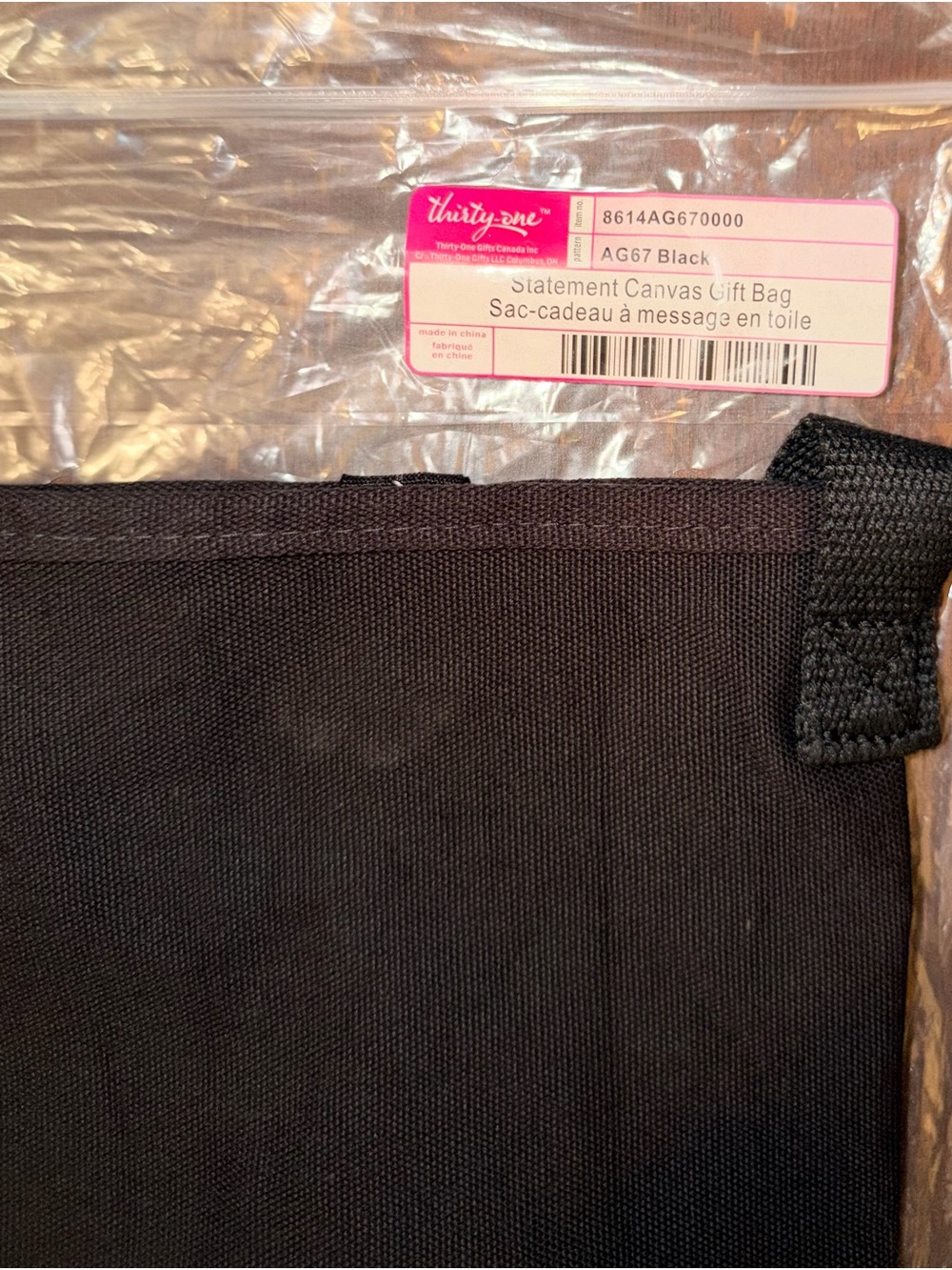 Thirty-one Statement Canvas Gift Bag